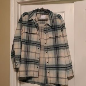 Old navy flannel coat